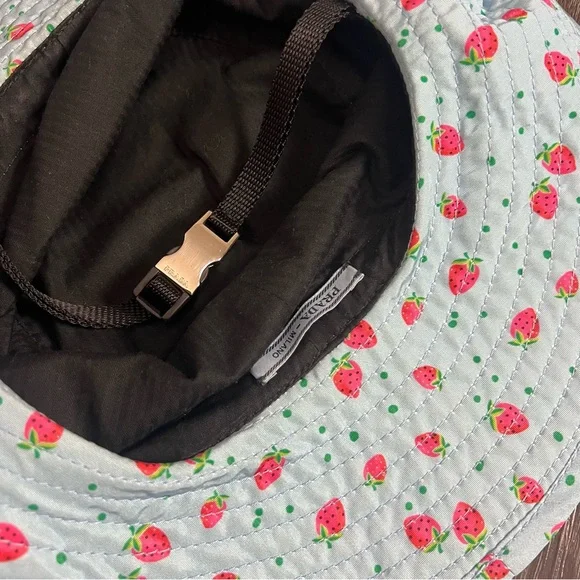 Prada Strawberry Nylon Hat - Picture 3 of 4
